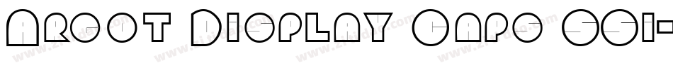 Argot Display Caps SSi字体转换